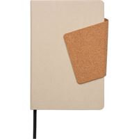 NOTES A5 IN CARTONE DEL LATTE RICICLATO E SUGHERO